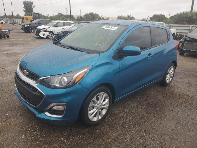 KL8CD6SA7MC749451 - 2021 CHEVROLET SPARK 1LT BLUE photo 1