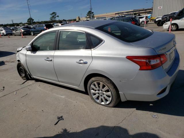 3N1AB7AP8KY429997 - 2019 NISSAN SENTRA S SILVER photo 2