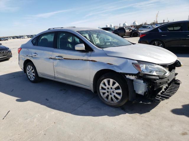 3N1AB7AP8KY429997 - 2019 NISSAN SENTRA S SILVER photo 4