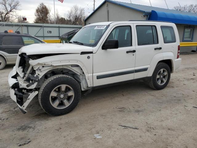 1J8GN28K39W501758 - 2009 JEEP LIBERTY SPORT WHITE photo 1