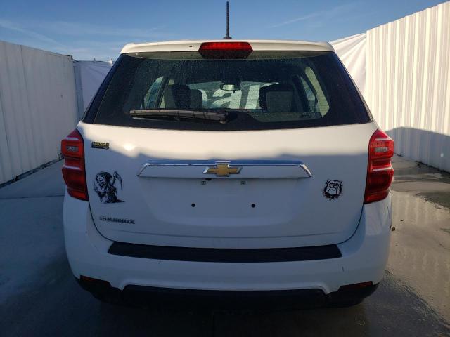 2GNALBEK3H1514871 - 2017 CHEVROLET EQUINOX LS WHITE photo 6