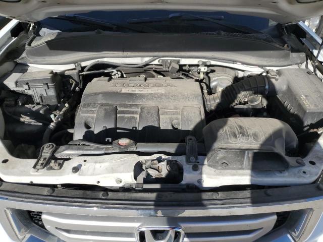 5FPYK1F52BB003418 - 2011 HONDA RIDGELINE RTL WHITE photo 11