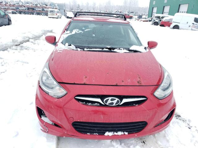 KMHCT5AE0DU128051 - 2013 HYUNDAI ACCENT GLS RED photo 5