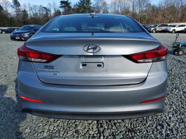 5NPD74LF1HH126337 - 2017 HYUNDAI ELANTRA SE SILVER photo 6