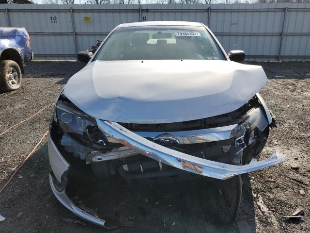 3FAHP0GA1CR102091 - 2012 FORD FUSION S SILVER photo 5