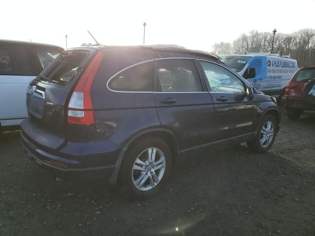 5J6RE4H79AL042291 - 2010 HONDA CR-V EXL BLUE photo 3