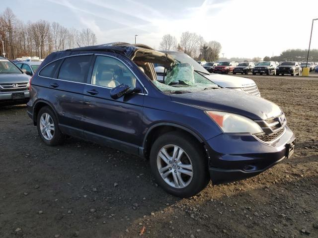 5J6RE4H79AL042291 - 2010 HONDA CR-V EXL BLUE photo 4