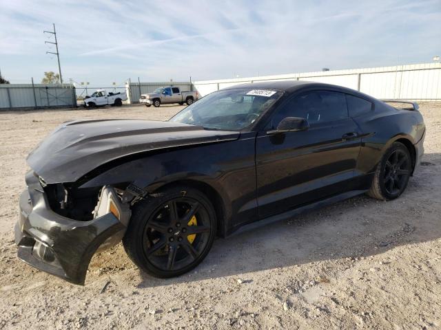 1FA6P8TH3G5220516 - 2016 FORD MUSTANG BLACK photo 1