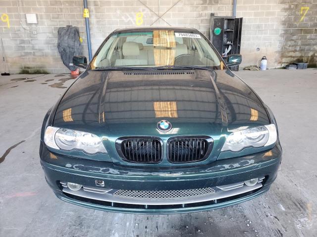 WBABN53481JU32088 - 2001 BMW 330 CI GREEN photo 5