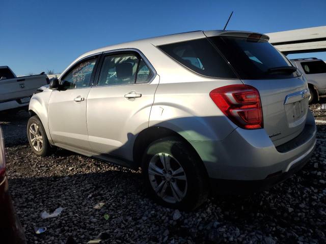 2GNALBEK6H6107369 - 2017 CHEVROLET EQUINOX LS SILVER photo 2