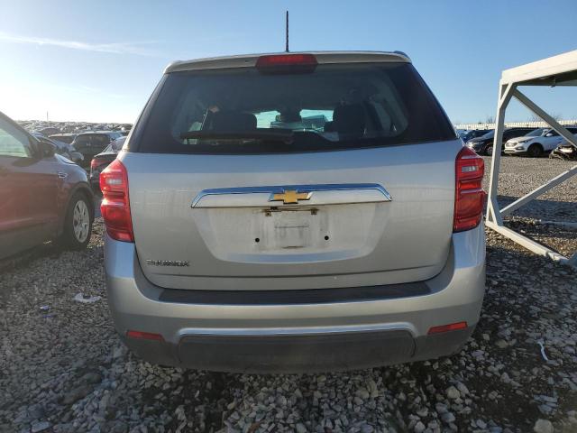 2GNALBEK6H6107369 - 2017 CHEVROLET EQUINOX LS SILVER photo 6