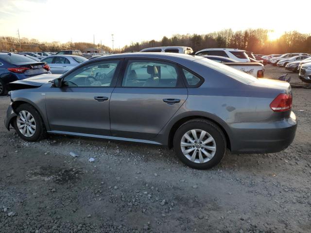 1VWAH7A38DC141379 - 2013 VOLKSWAGEN PASSAT S GRAY photo 2