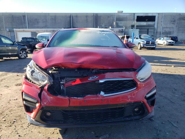 3KPF54AD7ME315363 - 2021 KIA FORTE EX RED photo 5