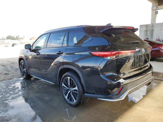 5TDLZRBH9MS126922 - 2021 TOYOTA HIGHLANDER XSE BLACK photo 2