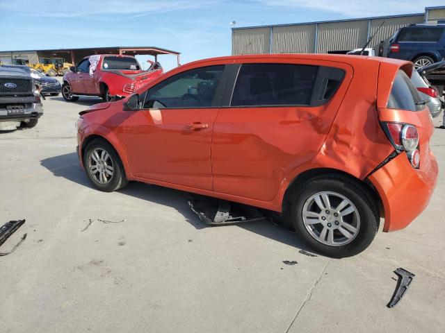 1G1JA6SH3C4152559 - 2012 CHEVROLET SONIC LS ORANGE photo 2