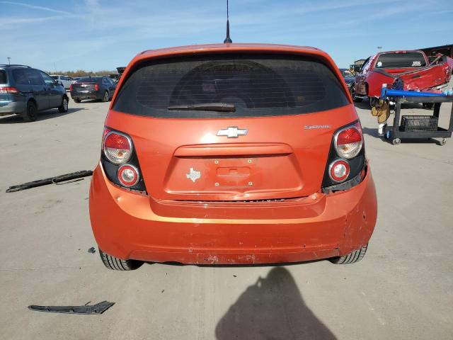 1G1JA6SH3C4152559 - 2012 CHEVROLET SONIC LS ORANGE photo 6