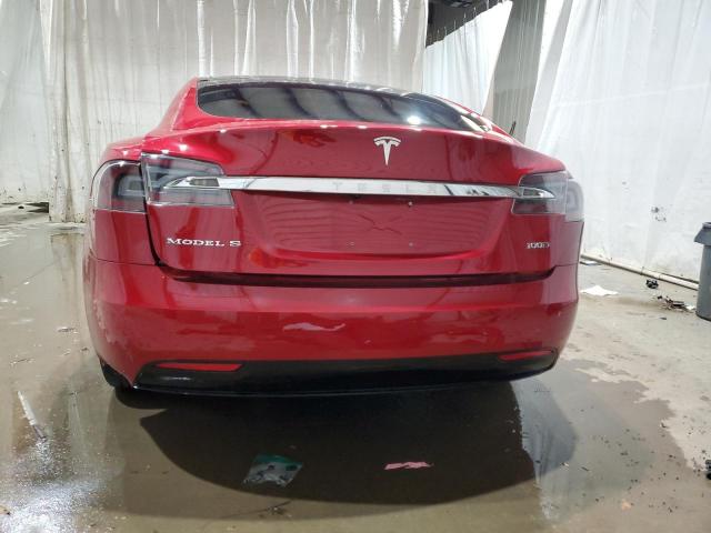 5YJSA1E29JF293065 - 2018 TESLA MODEL S Կարմիր լուսանկար 6