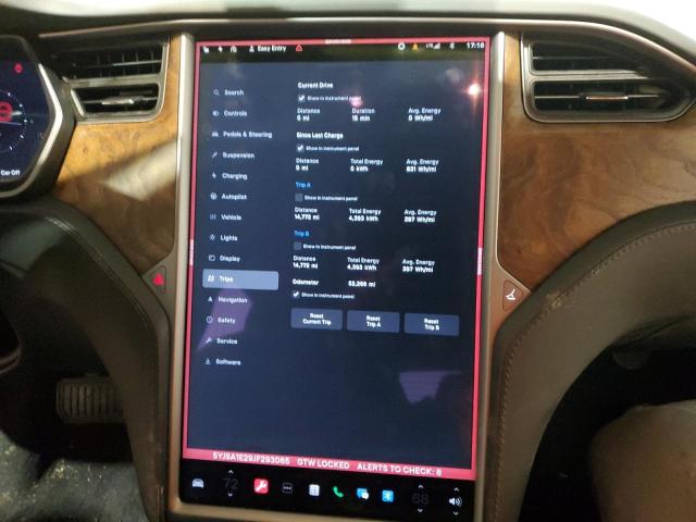 5YJSA1E29JF293065 - 2018 TESLA MODEL S Կարմիր լուսանկար 9