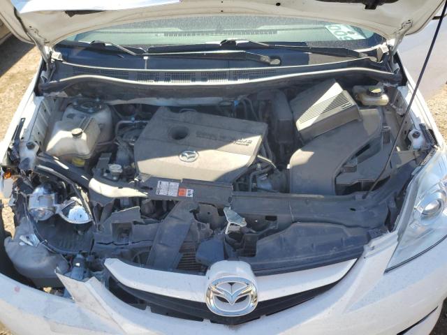 JM1CR2W32A0365409 - 2010 MAZDA 5 WHITE photo 12