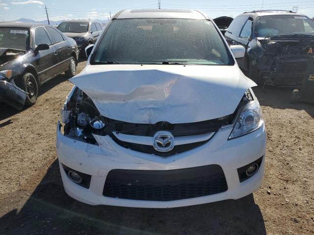 JM1CR2W32A0365409 - 2010 MAZDA 5 WHITE photo 5