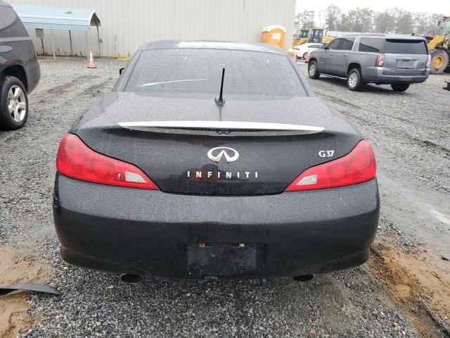 JNKCV66E99M722527 - 2009 INFINITI G37 BASE BLACK photo 6