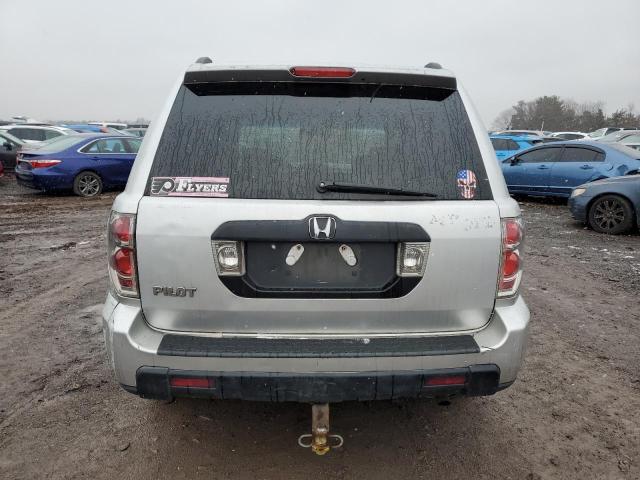 5FNYF28228B017138 - 2008 HONDA PILOT VP SILVER photo 6