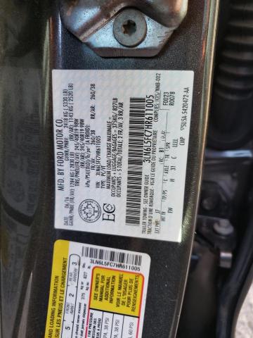 3LN6L5FC7HR611005 - 2017 LINCOLN MKZ RESERVE გრაფიტი ფოტო 12