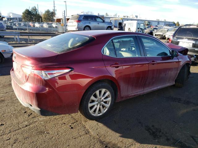 4T1B11HK4JU524422 - 2018 TOYOTA CAMRY L RED photo 3