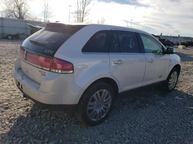 2LMDJ8JC7ABJ02501 - 2010 LINCOLN MKX WHITE photo 3