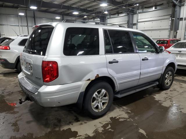 2HKYF18745H548358 - 2005 HONDA PILOT EXL SILVER photo 3