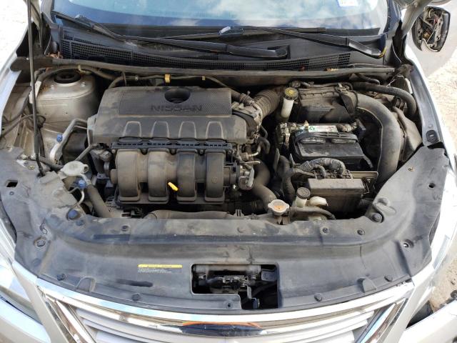 3N1AB7AP7FY321649 - 2015 NISSAN SENTRA S SILVER photo 11