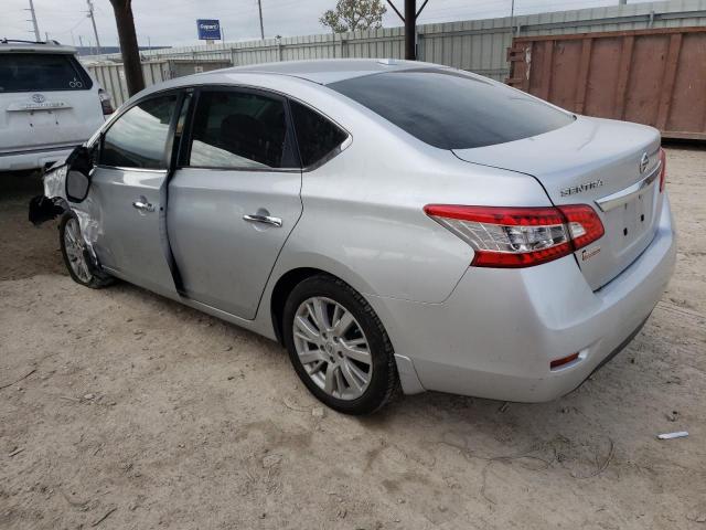 3N1AB7AP7FY321649 - 2015 NISSAN SENTRA S SILVER photo 2