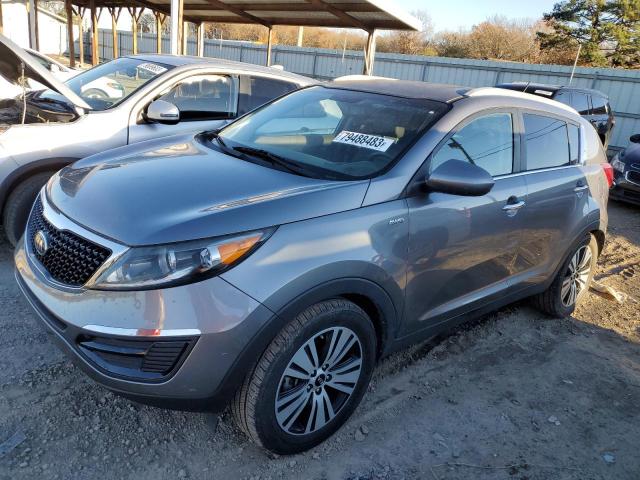 KNDPCCAC5G7875303 - 2016 KIA SPORTAGE EX SILVER photo 1