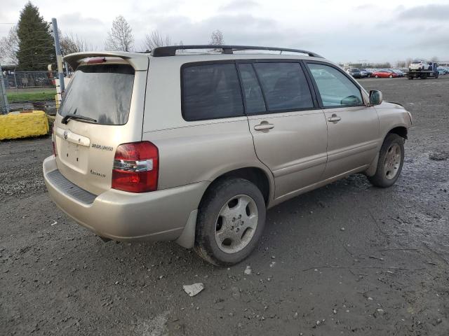 JTEEP21A460167051 - 2006 TOYOTA HIGHLANDER LIMITED TAN photo 3