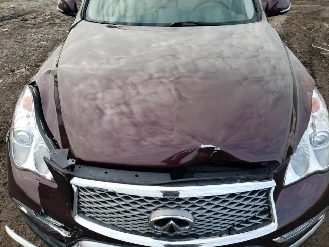 JN1BJ0RR0HM401112 - 2017 INFINITI QX50 MAROON photo 11