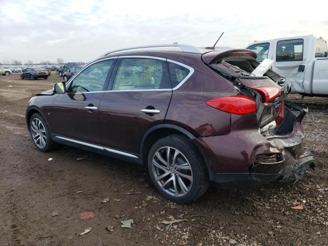 JN1BJ0RR0HM401112 - 2017 INFINITI QX50 MAROON photo 2