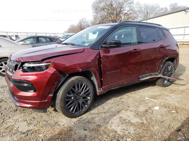 3C4NJDCBXNT111236 - 2022 JEEP COMPASS LIMITED MAROON photo 1