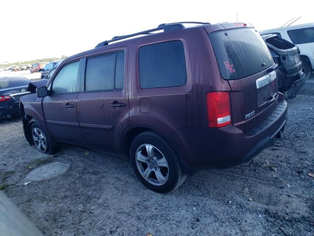 5FNYF3H68DB003750 - 2013 HONDA PILOT EXL 勃艮第红 照片 2