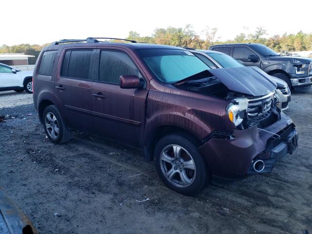 5FNYF3H68DB003750 - 2013 HONDA PILOT EXL 勃艮第红 照片 4