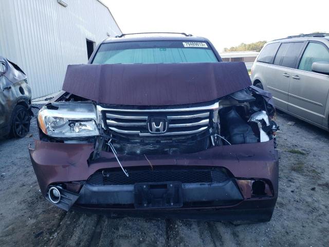5FNYF3H68DB003750 - 2013 HONDA PILOT EXL 勃艮第红 照片 5
