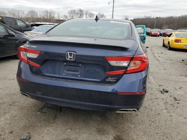 1HGCV2F90JA046876 - 2018 HONDA ACCORD TOURING BLUE photo 6