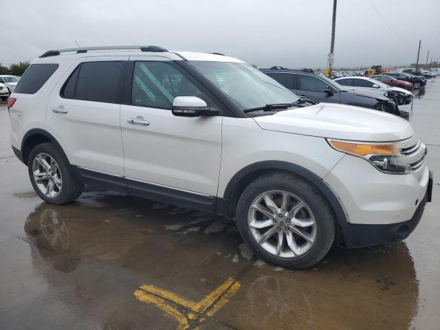 1FM5K8F85DGC72452 - 2013 FORD EXPLORER LIMITED WHITE photo 4