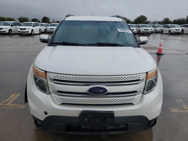 1FM5K8F85DGC72452 - 2013 FORD EXPLORER LIMITED WHITE photo 5