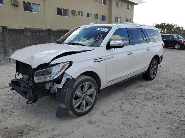 5LMJJ3LT8JEL16705 - 2018 LINCOLN NAVIGATOR L RESERVE WHITE photo 1