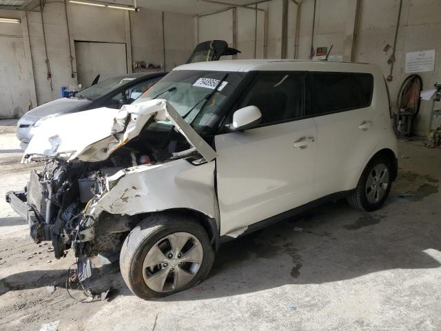 KNDJN2A24F7129800 - 2015 KIA SOUL WHITE photo 1