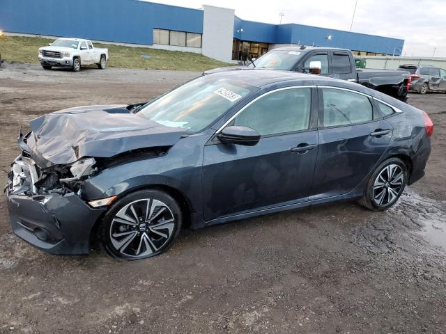 2HGFC1F33JH646141 - 2018 HONDA CIVIC EX ლურჯი ფოტო 1