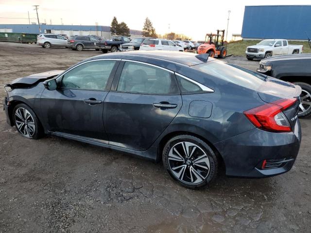 2HGFC1F33JH646141 - 2018 HONDA CIVIC EX BLUE photo 2