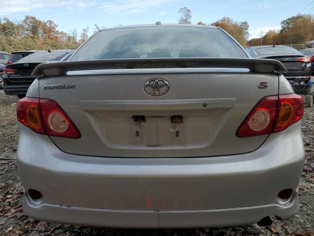 1NXBU4EE2AZ359901 - 2010 TOYOTA COROLLA BASE SILVER photo 6