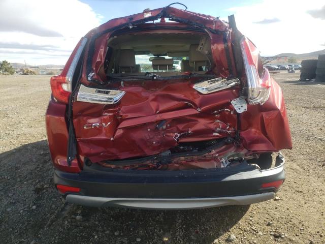 2HKRW2H88JH661887 - 2018 HONDA CR-V EXL RED photo 6