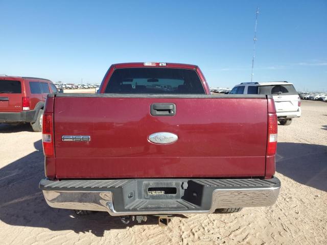 1FTPX14V56KD68984 - 2006 FORD F150 BURGUNDY photo 6